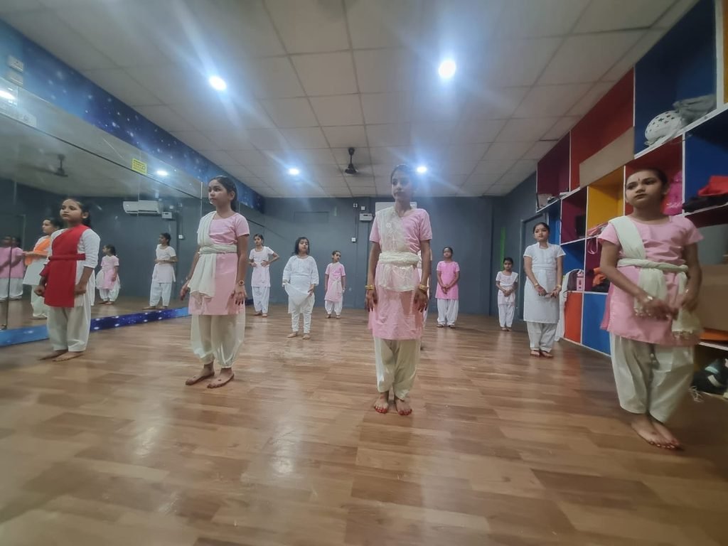 Children learning Indian classical and Western dance styles