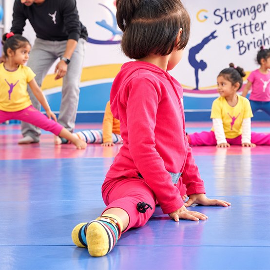 Kids Gymnastics class at Urban Beats Guwahati