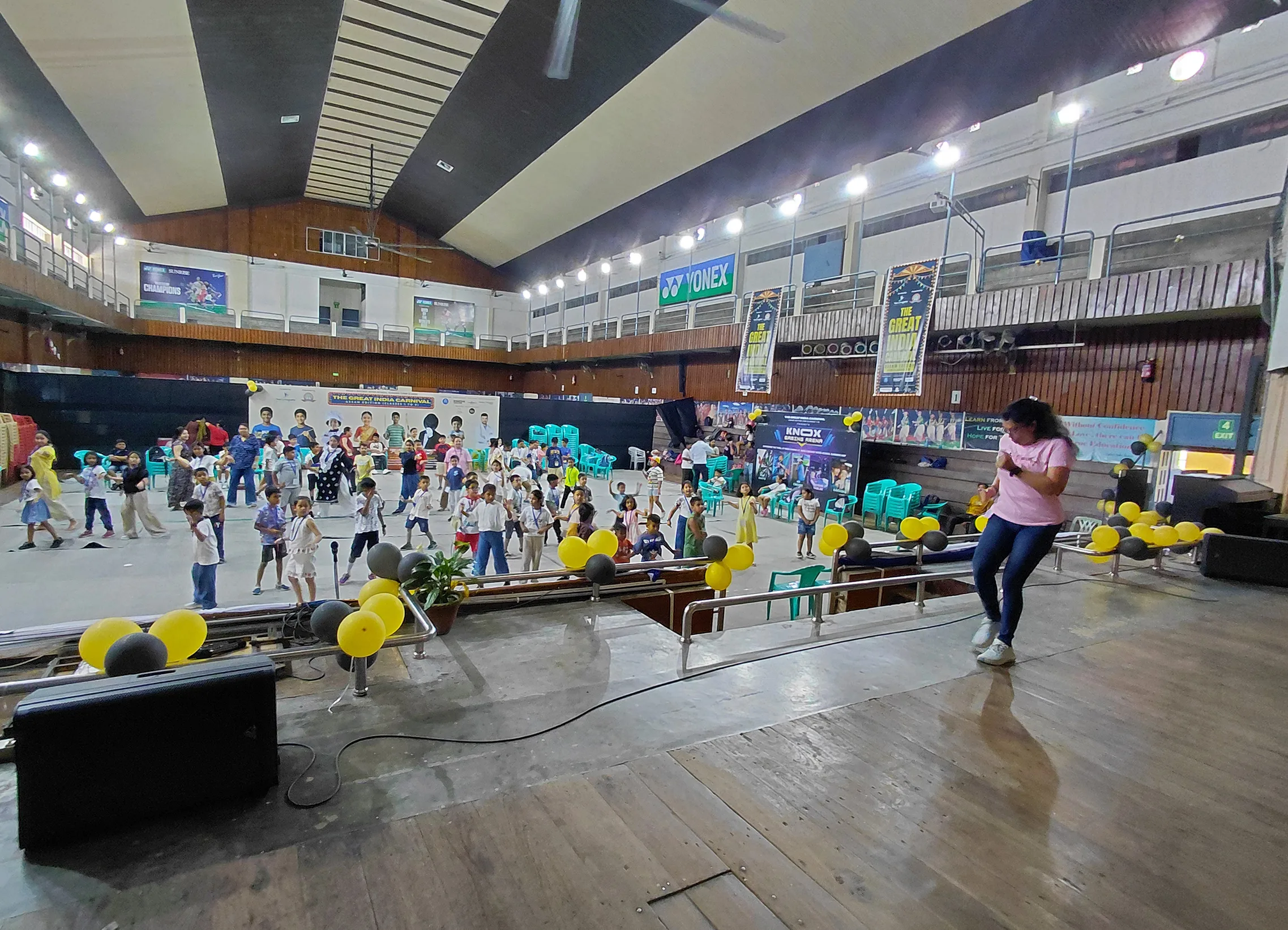 Urban beats, the premier dance school wellness and outdoor fitness session at Guwahati.